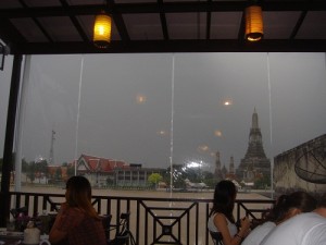 スコール時のワットデッキ