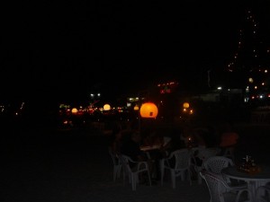 海辺のシーフードレストラン