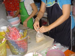 おかゆのお持ち帰り